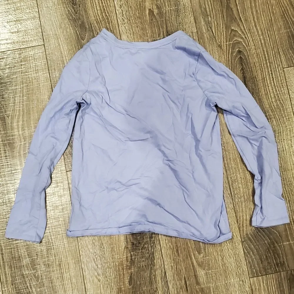 Girls Long Sleeve Shirts Size 10 Zara Long Sleeve Tees Black, Navy, Light Purple